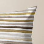 Funda de cojín 100% algodón Naiara Marrón 30x50 cm