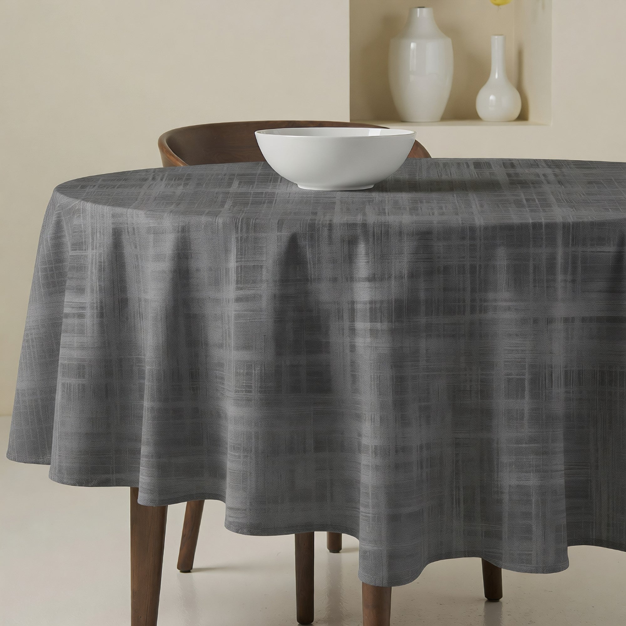 Nappe ronde anti-tâches ESSENTIEL rouge D 180cm Nappe ronde anti-tâches ESSENTIEL rouge D 180cm