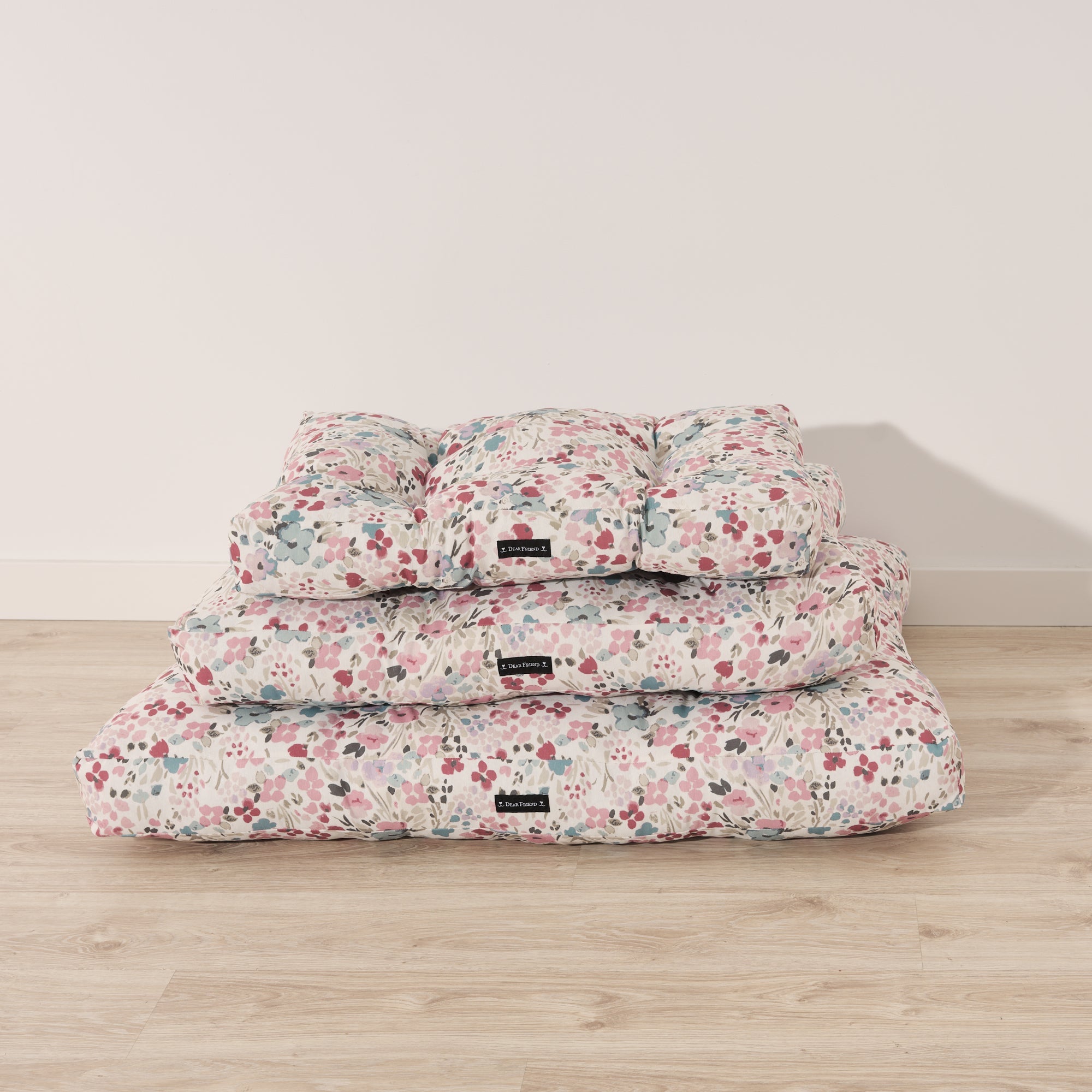 Cama para perros y gatos gruesa y acolchada 100% algodón antimanchas para mascotas 0120-52