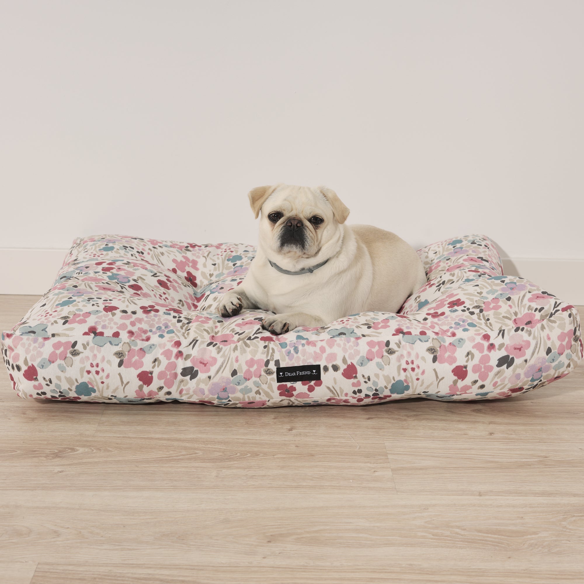 Cama para perros y gatos gruesa y acolchada 100% algodón antimanchas para mascotas 0120-52