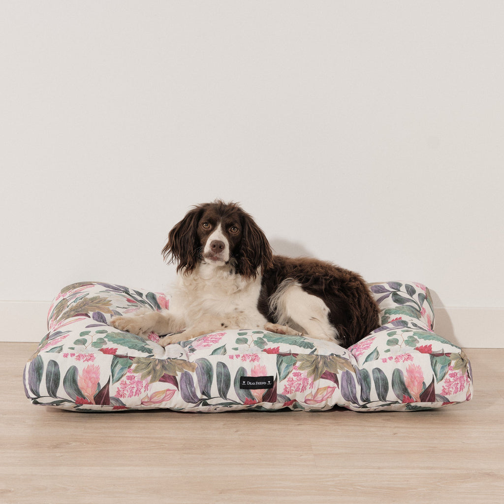 Cama para perros y gatos gruesa y acolchada 100% algodón antimanchas para mascotas 0318-105 Red