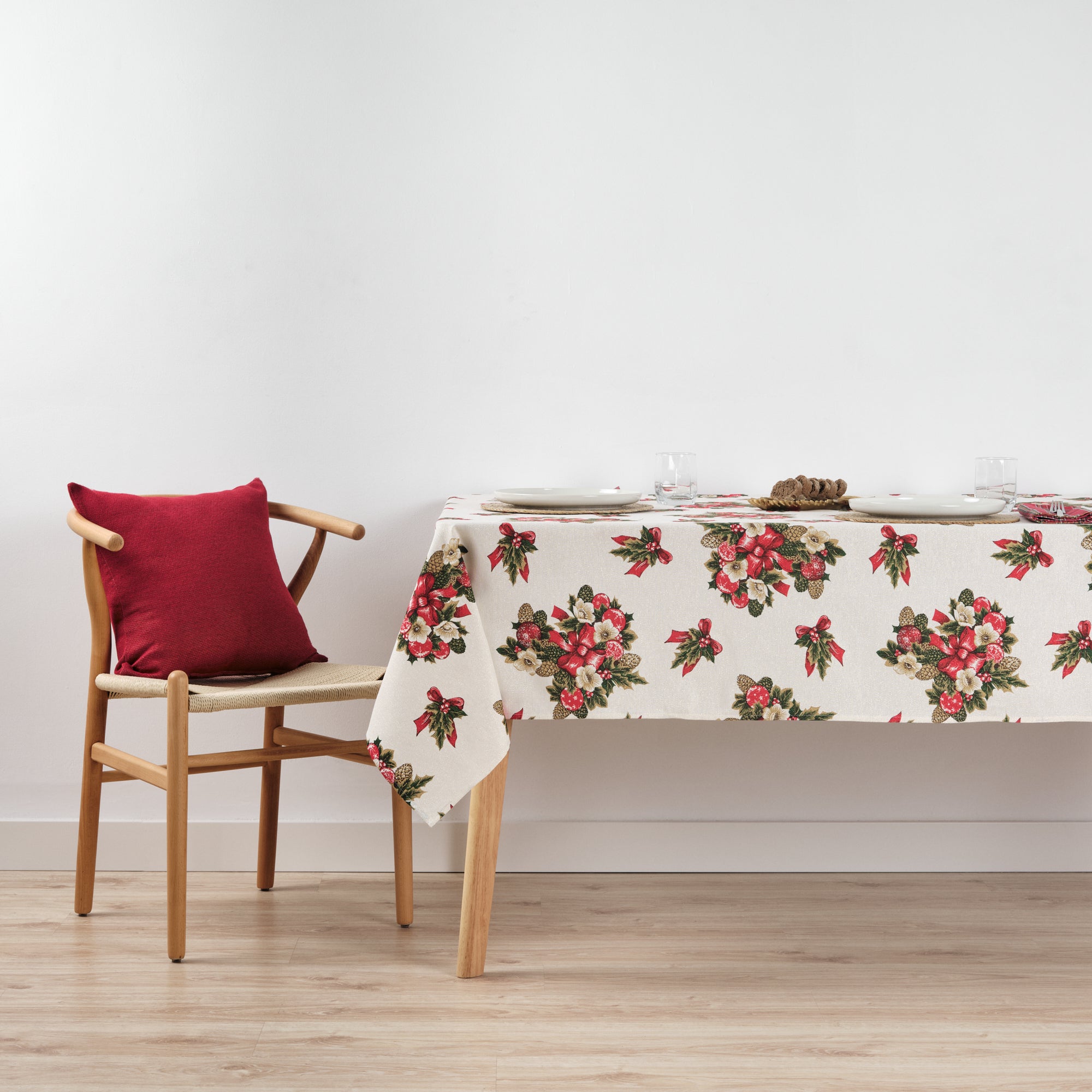 Mantel impermeable antimanchas algodón-lurex Nativitatis 1 Oro