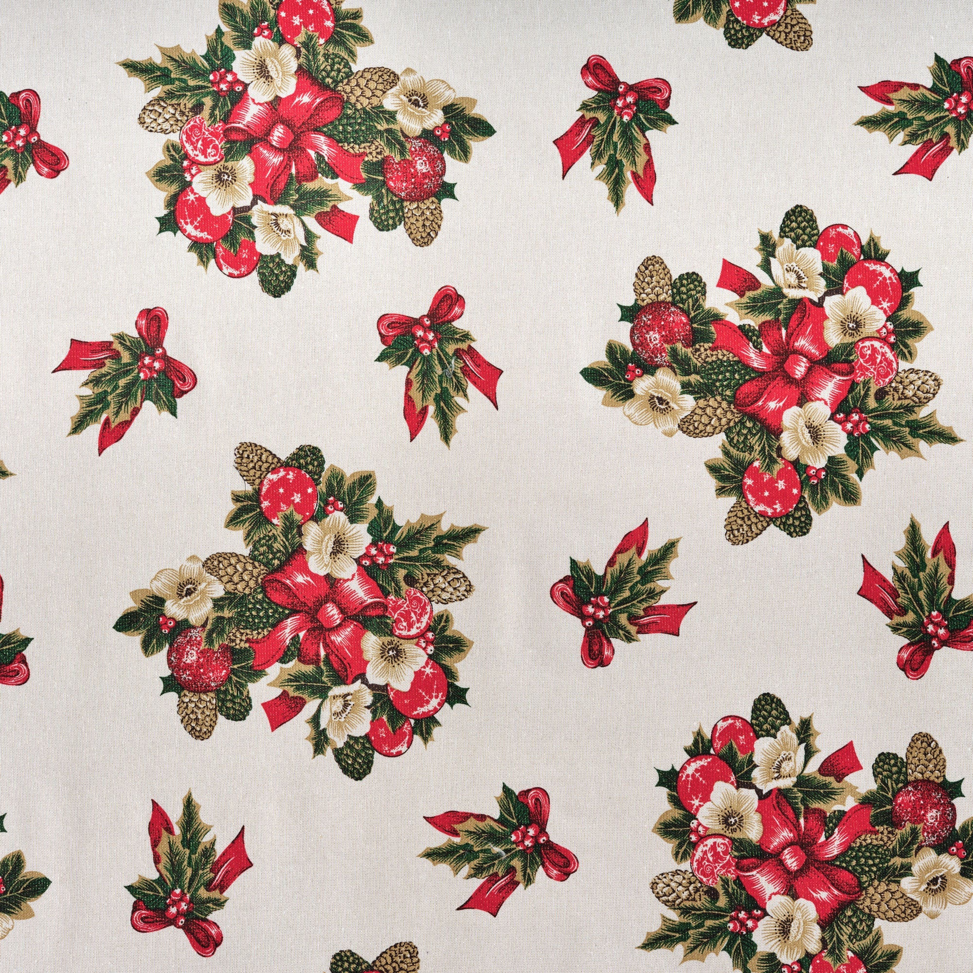 Mantel impermeable antimanchas algodón-lurex Nativitatis 1 Oro
