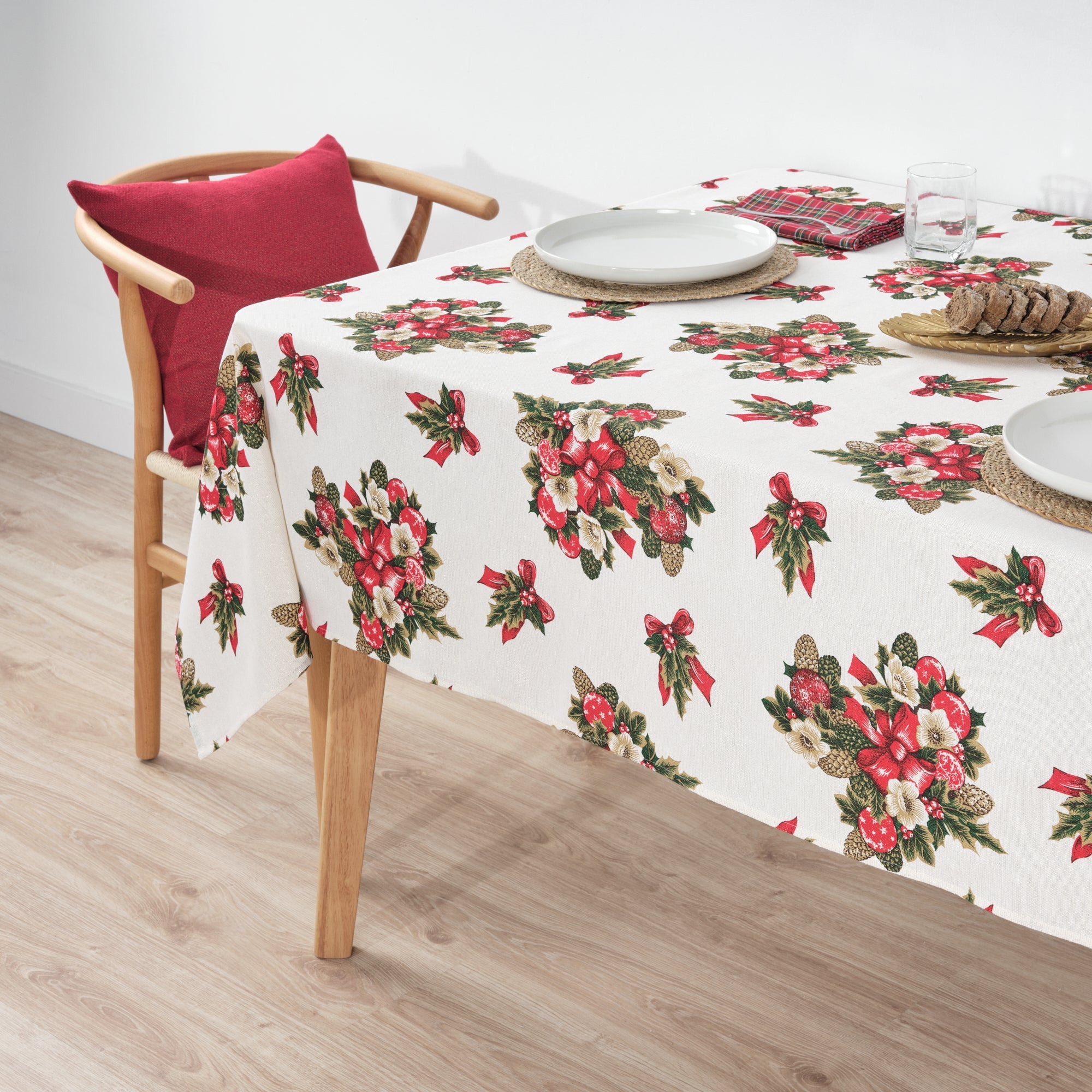 Mantel impermeable antimanchas algodón-lurex Nativitatis 1 Oro