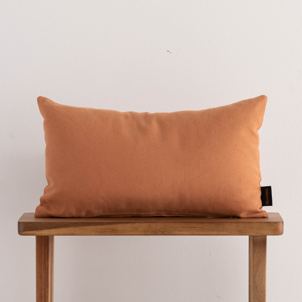Jacquard-Kissenbezug 30x50 cm Cascai Kupferbraun