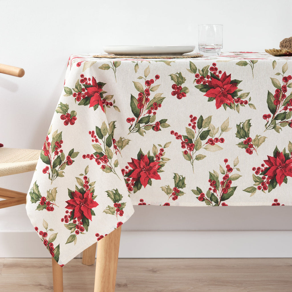 Mantel impermeable antimanchas algodón-lurex Nativitatis 3 Oro