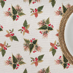 Mantel impermeable antimanchas algodón-lurex Nativitatis 2 Oro