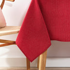 Mantel impermeable antimanchas algodón-lurex Rojo Oro