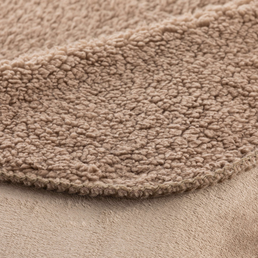 Manta Reversible Sedalina & Sherpa – Extra Suave, Gruesa y Ultra Acogedora Taupe