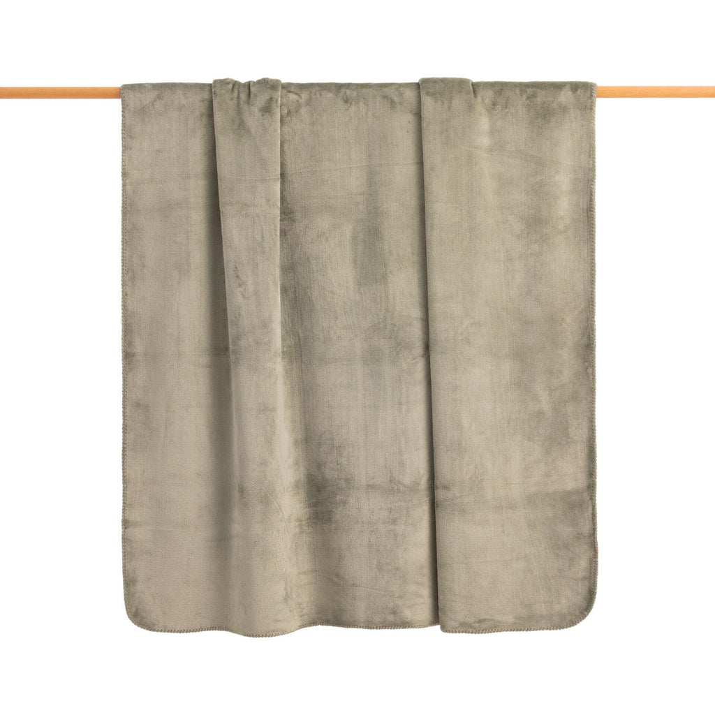 Manta Reversible Sedalina & Sherpa – Extra Suave, Gruesa y Ultra Acogedora Army Green