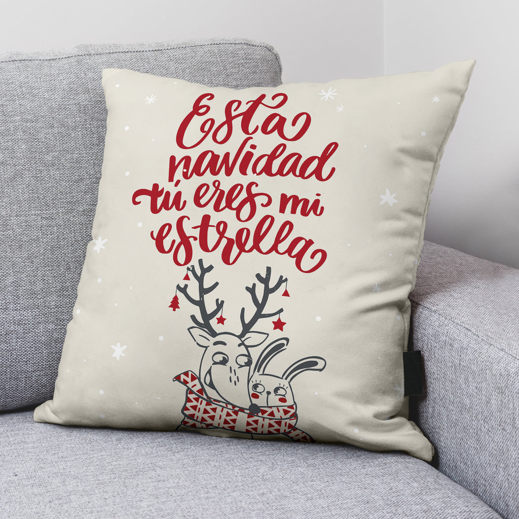 Funda de cojín 100% algodón Laponia 33 50x50 cm