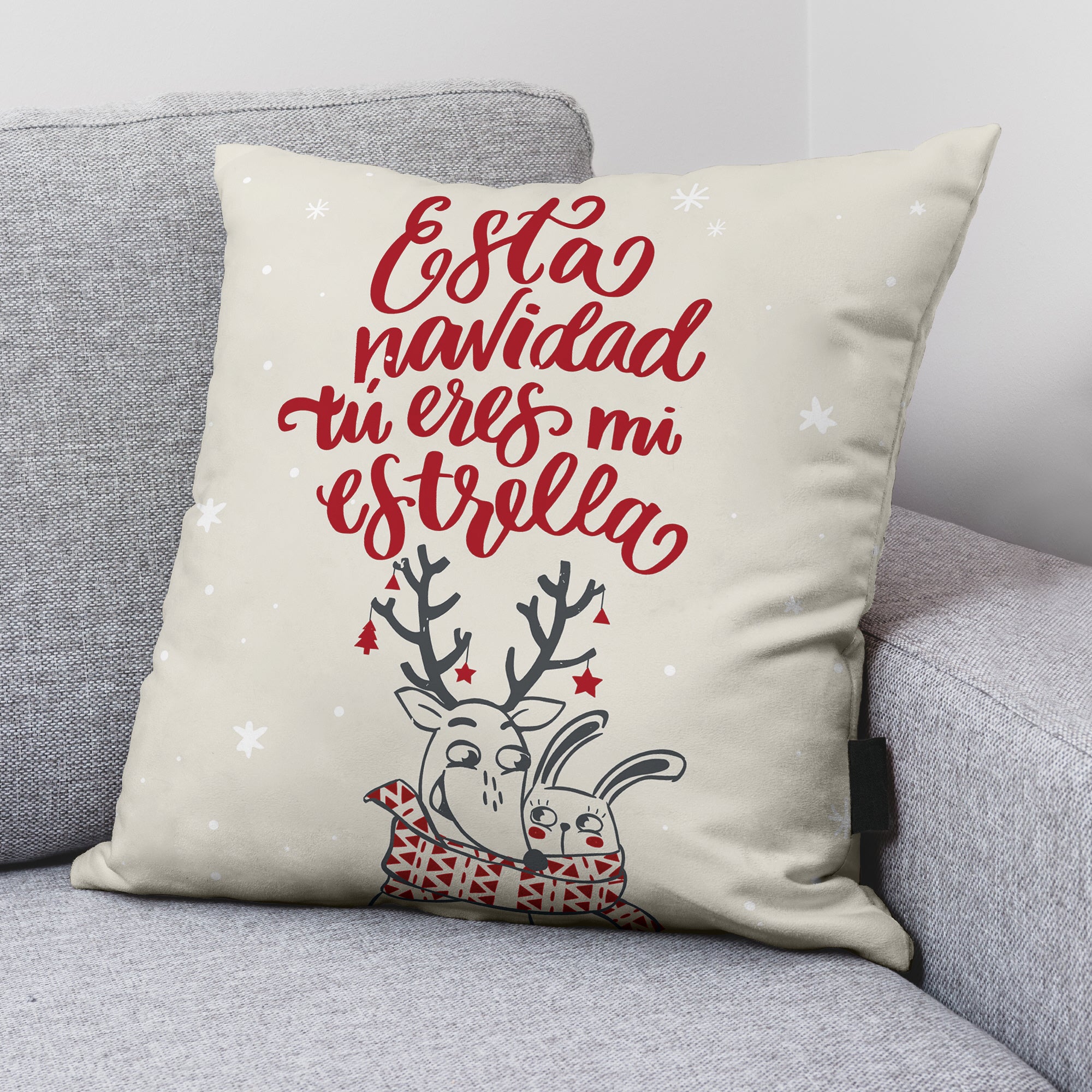 Funda de cojín 100% algodón Laponia 33 50x50 cm