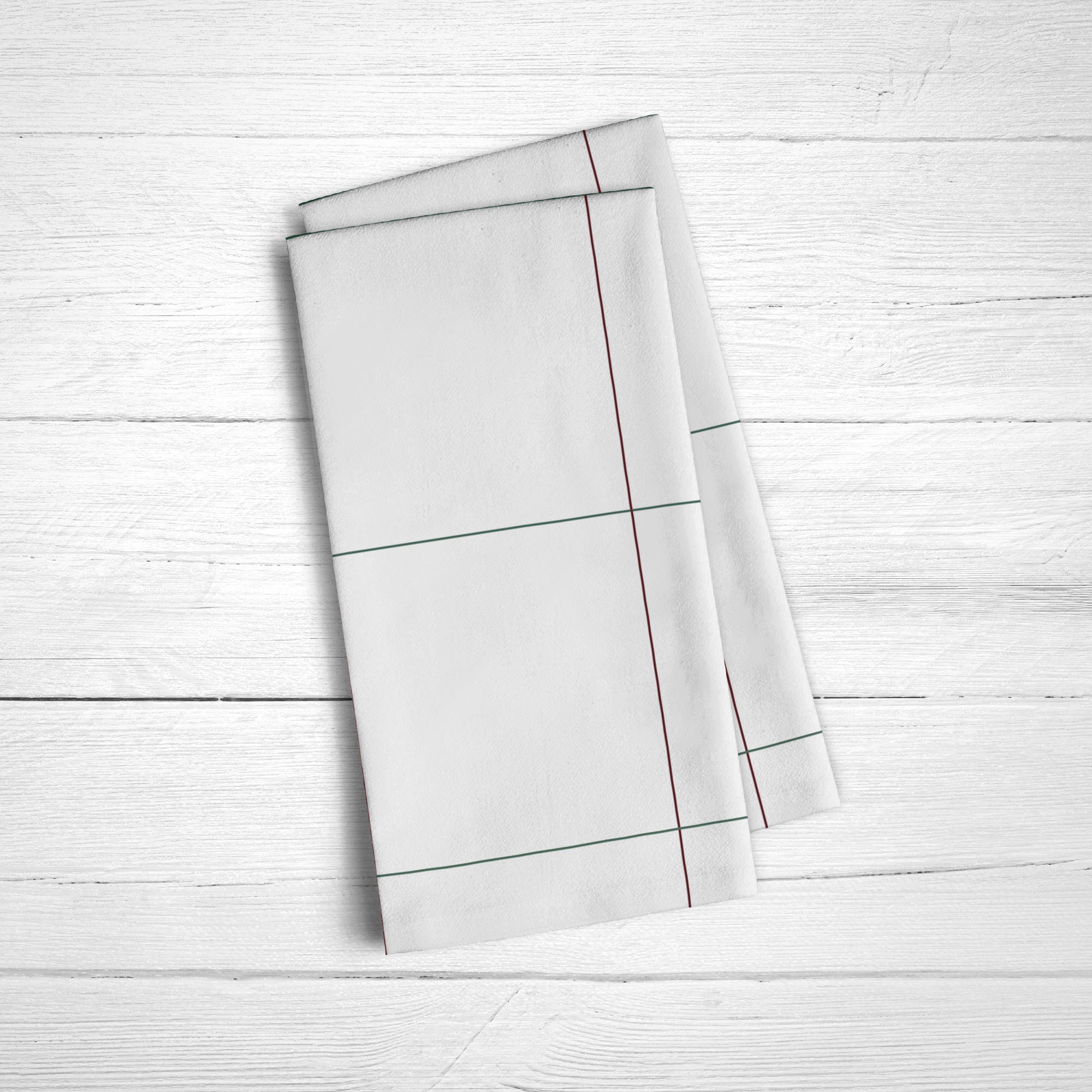 Servilletas 100% algodón pack de 2 unidades White Christmas 3