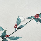 Mantel redondo antimanchas White Christmas 1