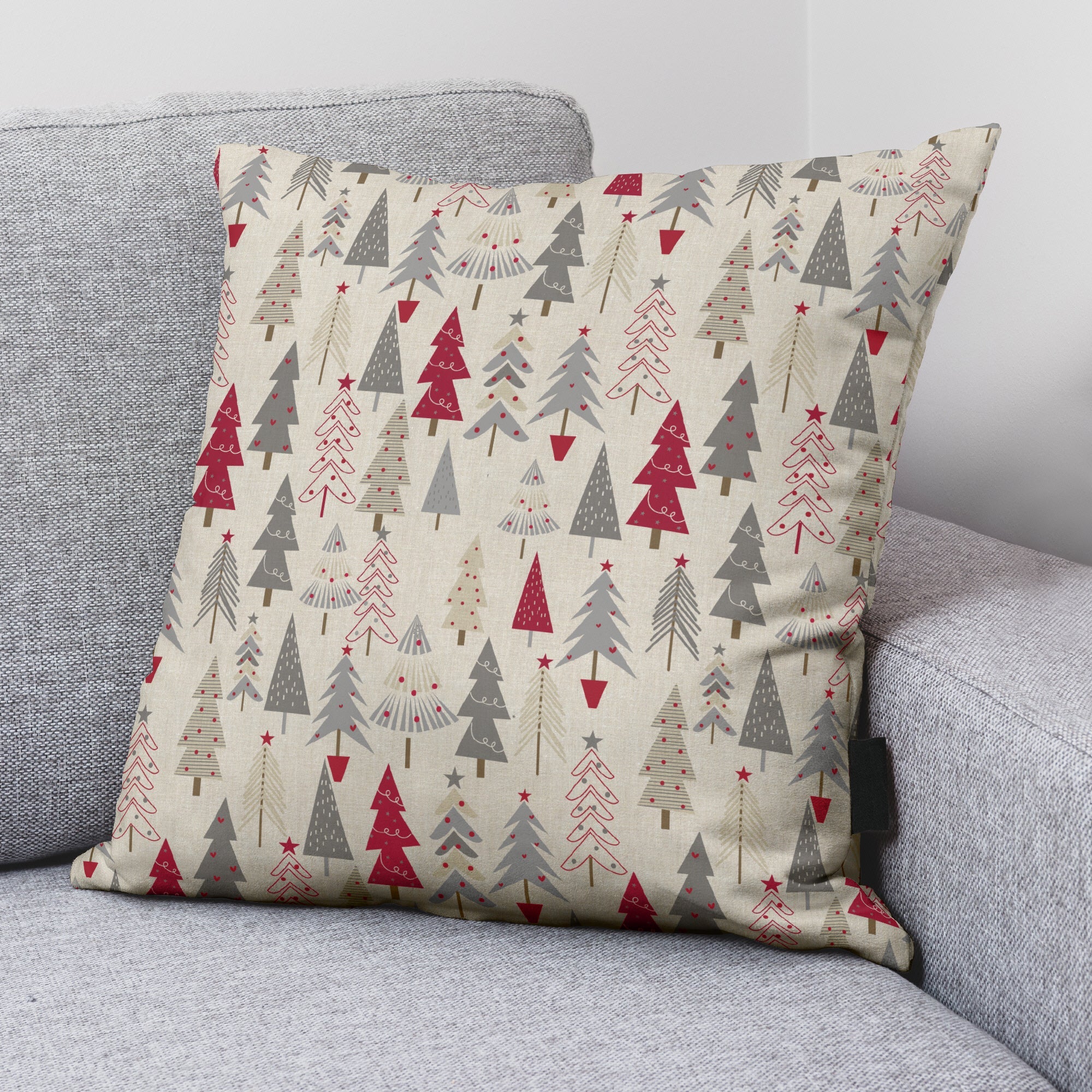 Funda de cojín terciopelo Merry Christmas 31 50x50 cm
