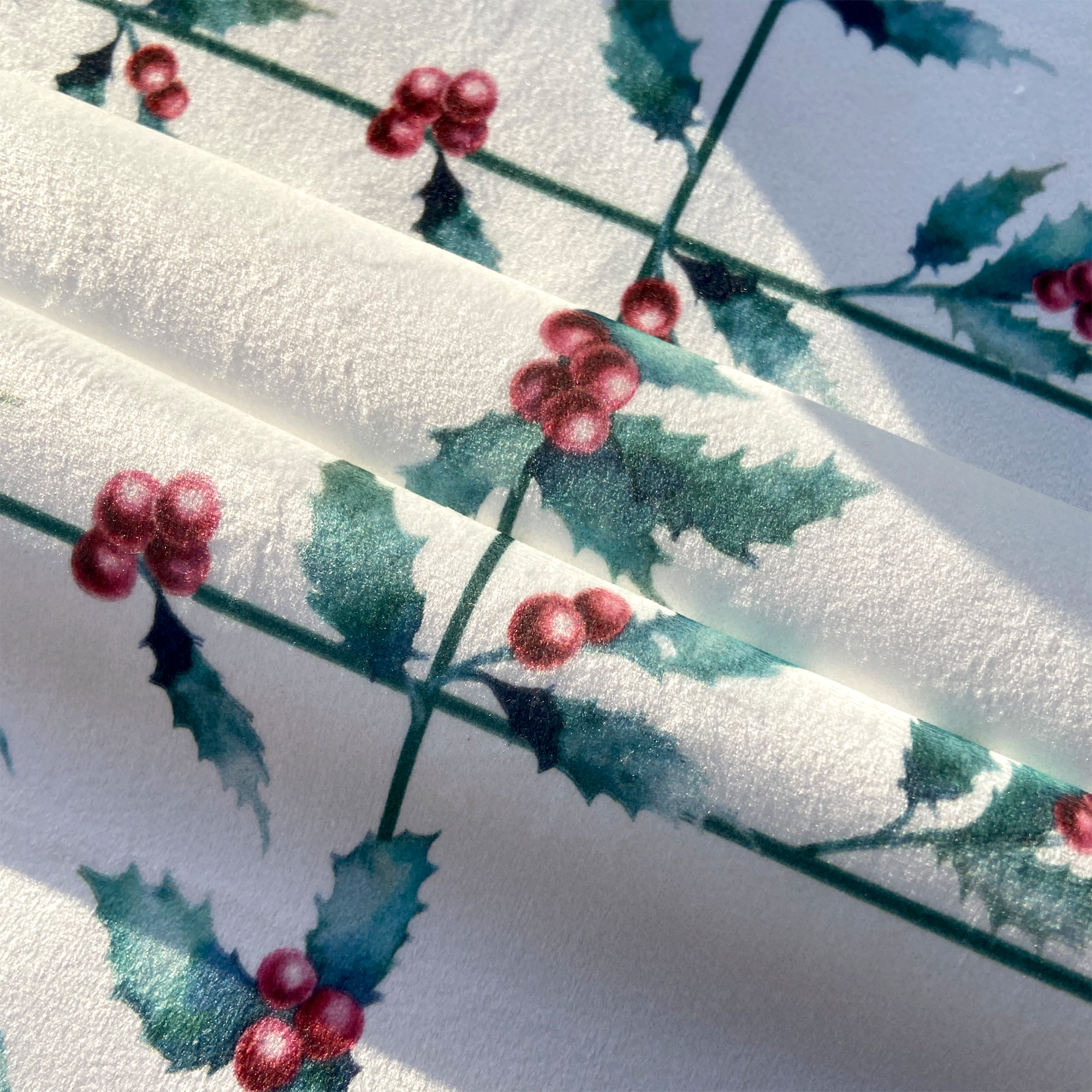 Funda de cojín terciopelo White Christmas 1 30x50 cm