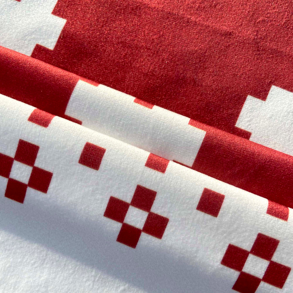 Funda de cojín terciopelo Laponia 10 30x50 cm