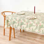 Mantel de tela Merry Christmas 30 Lurex