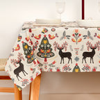 Mantel de tela Merry Christmas 43 Lurex