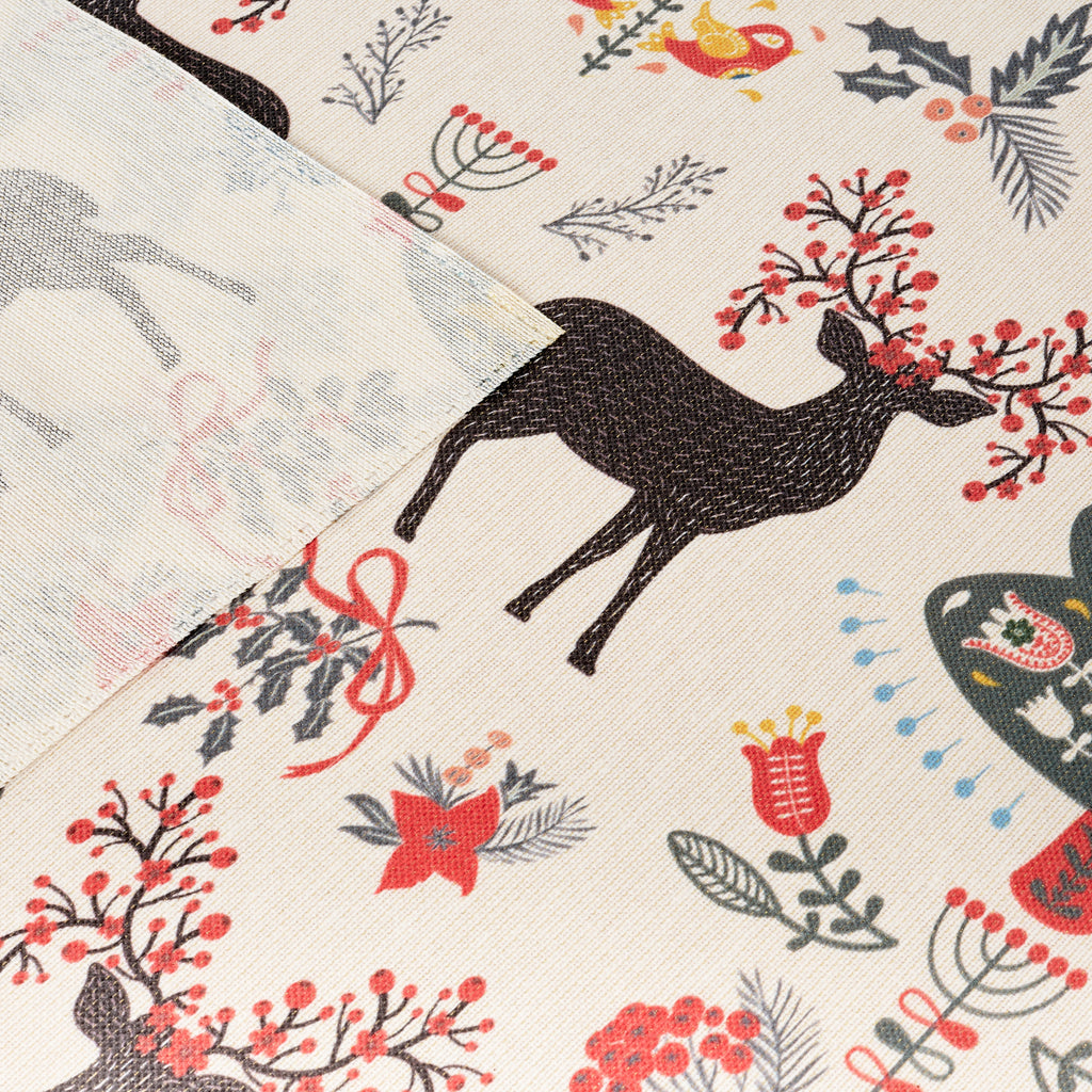 Mantel de tela Merry Christmas 43 Lurex
