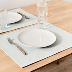 Pack 2 unidades mantel individual Verde agua 50x40 cm