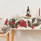 Mantel antimanchas Christmas Flowers 2