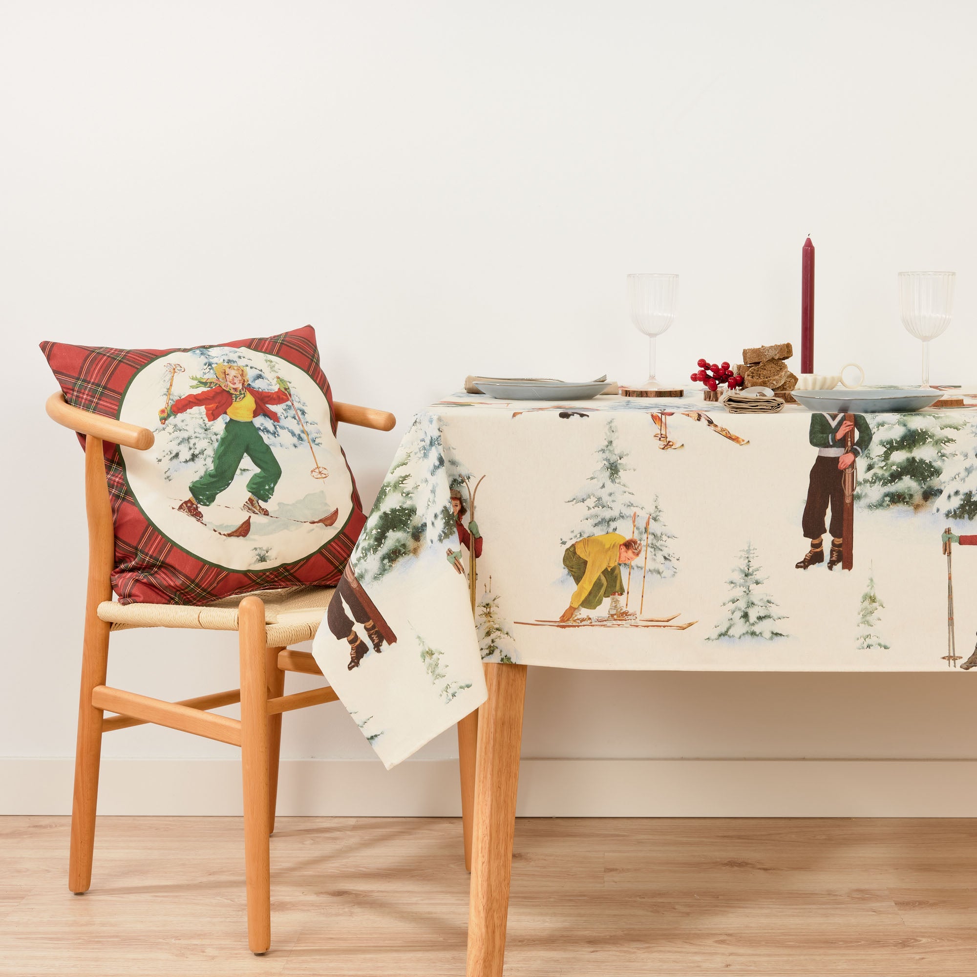 Mantel de tela Christmas Sky