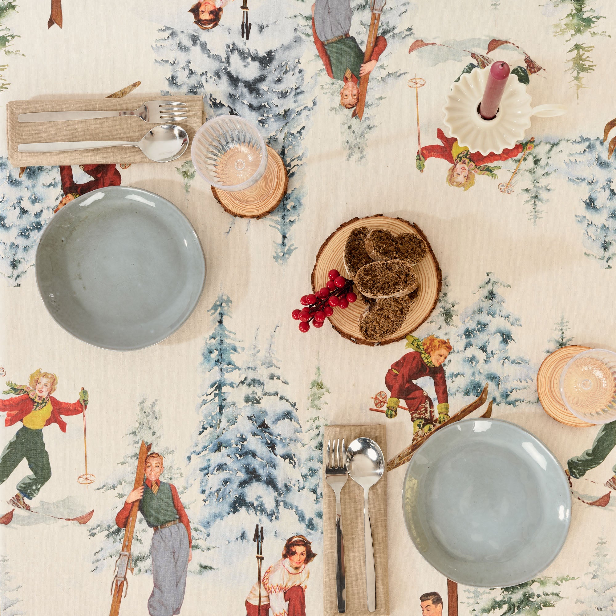 Mantel de tela Christmas Sky
