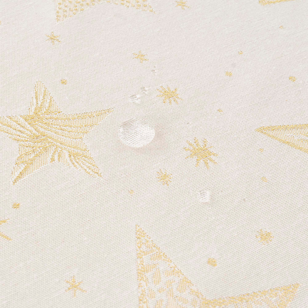 Mantel jacquard 31114A Natural Oro Lurex