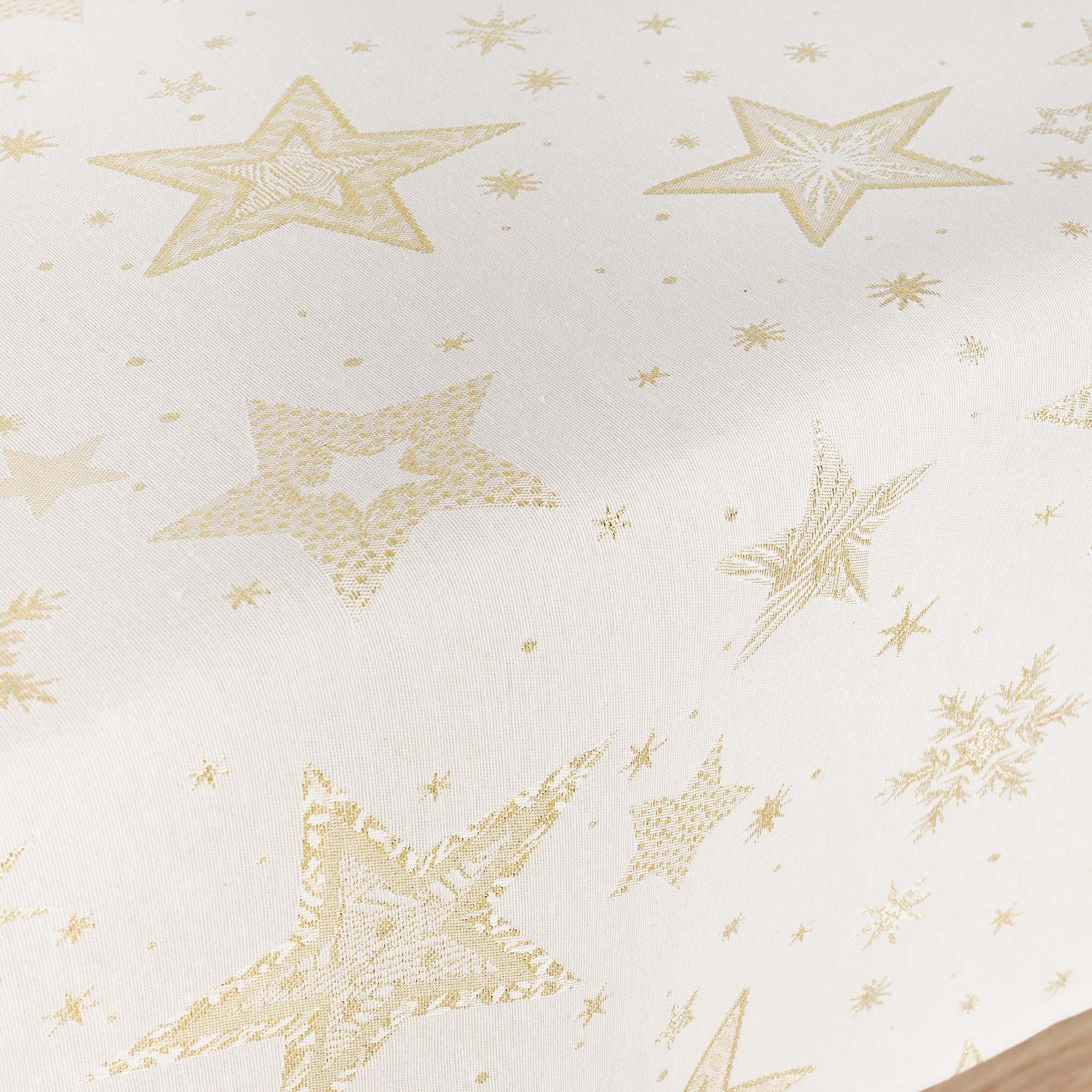 Mantel jacquard 31114A Natural Oro Lurex