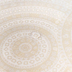 Mantel jacquard R17676 Natural Oro Lurex