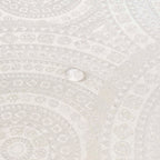 Mantel jacquard R17676 Natural Plata Lurex