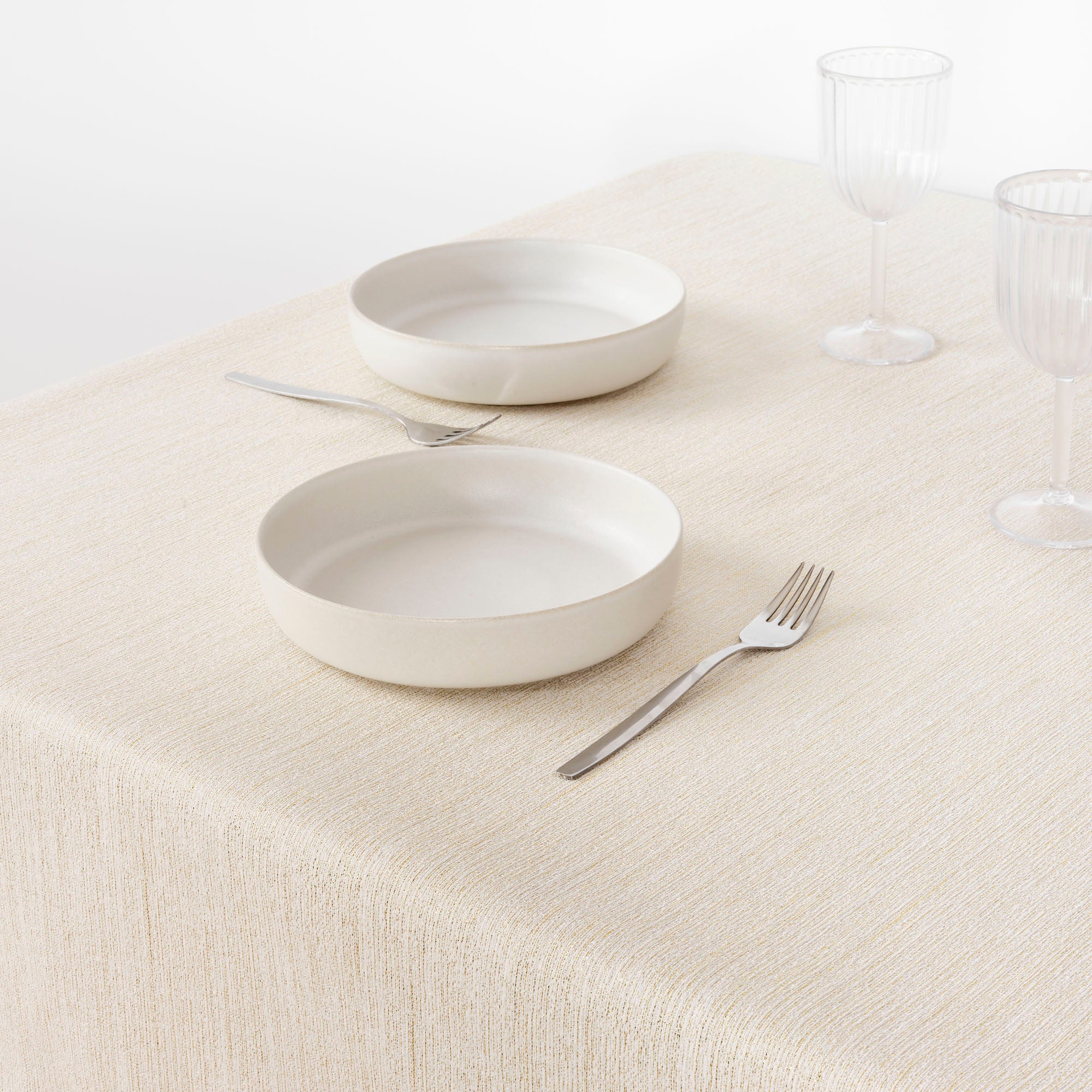 Mantel jacquard R17948 Natural Oro Lurex