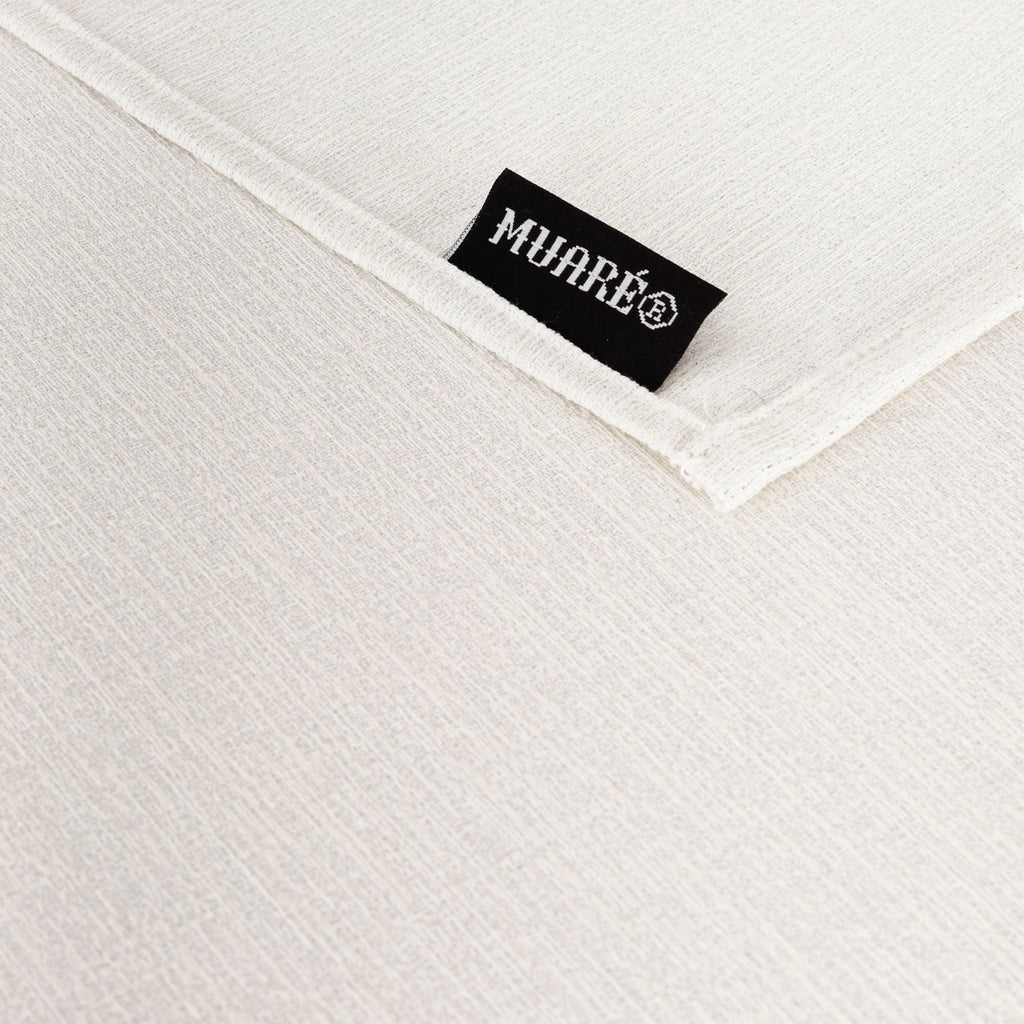 Mantel jacquard R17948 Natural Plata Lurex