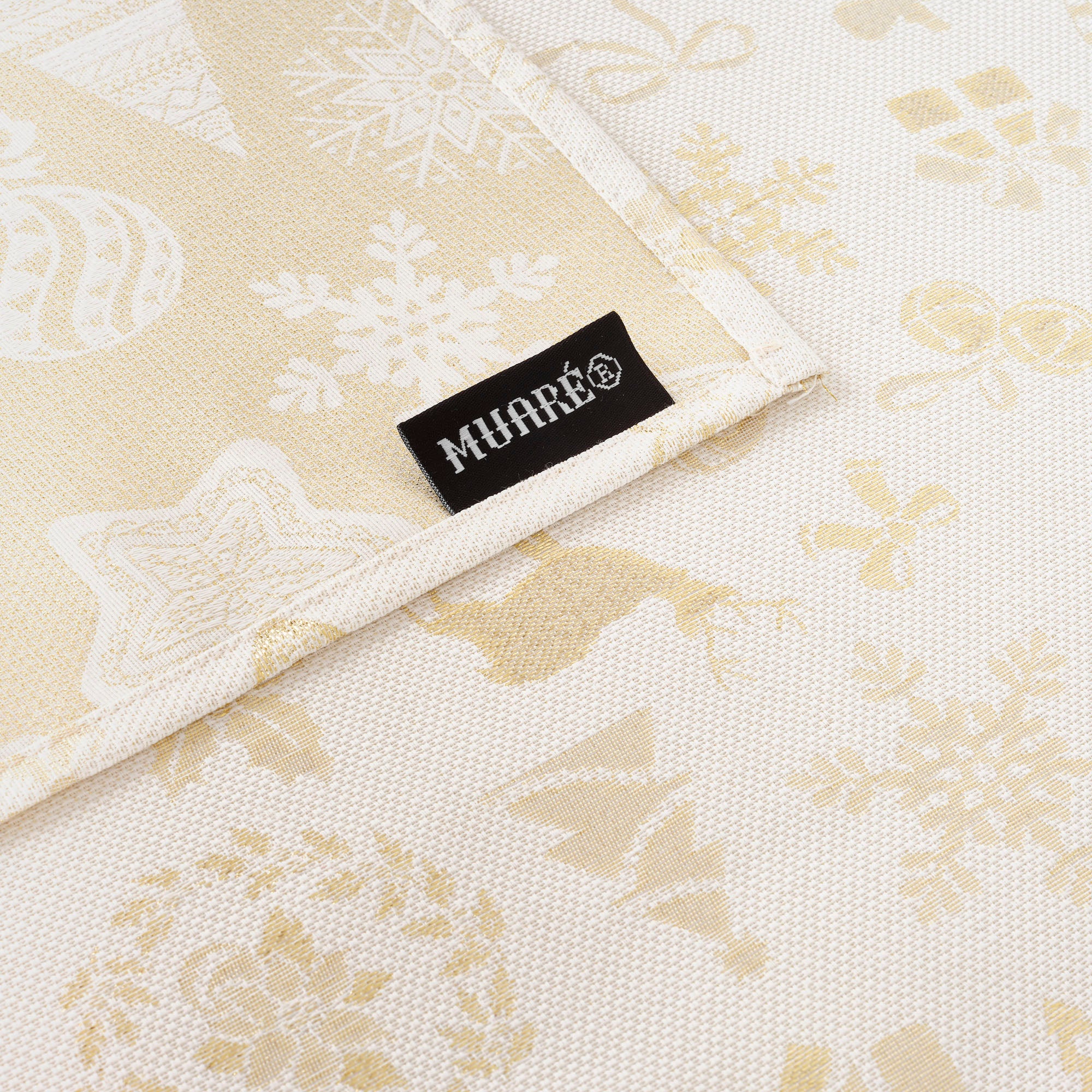 Mantel jacquard R22119 Natural Oro Lurex