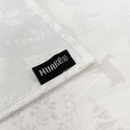 Mantel jacquard R22119 Natural Plata Lurex