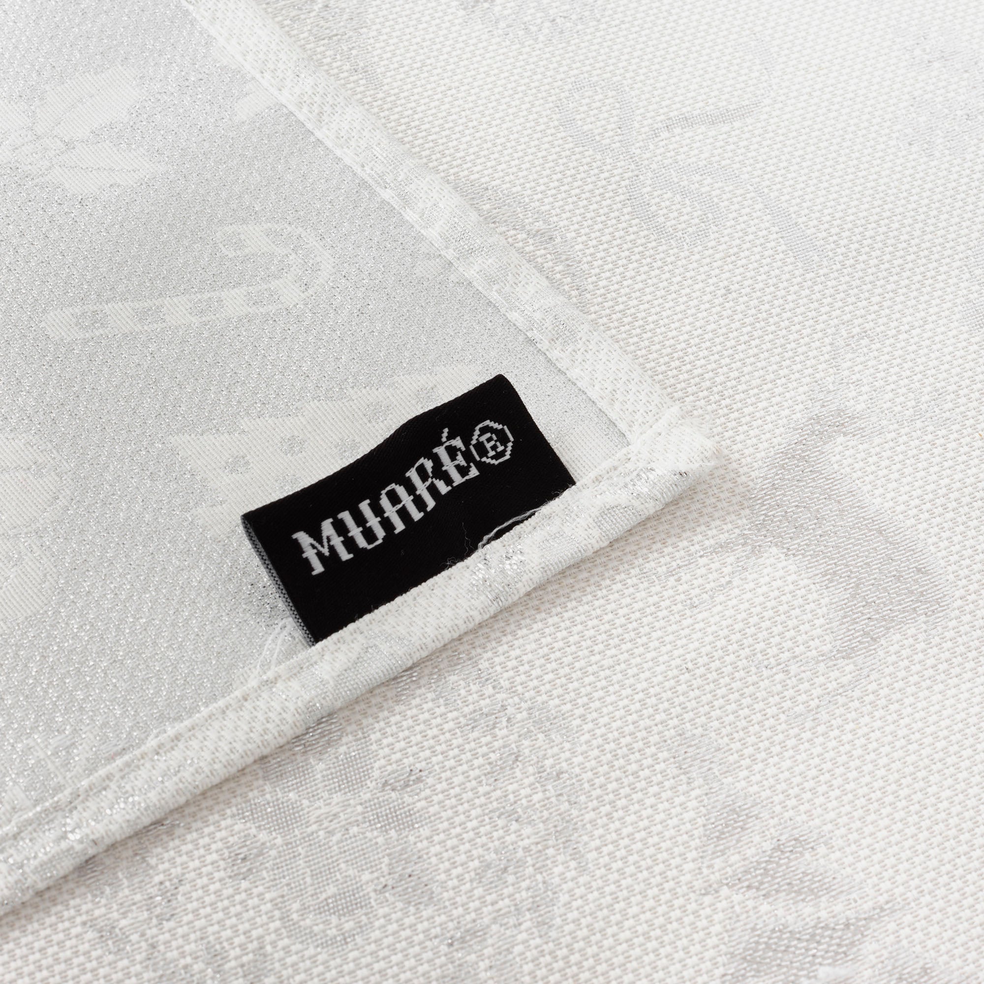 Mantel jacquard R22119 Natural Plata Lurex