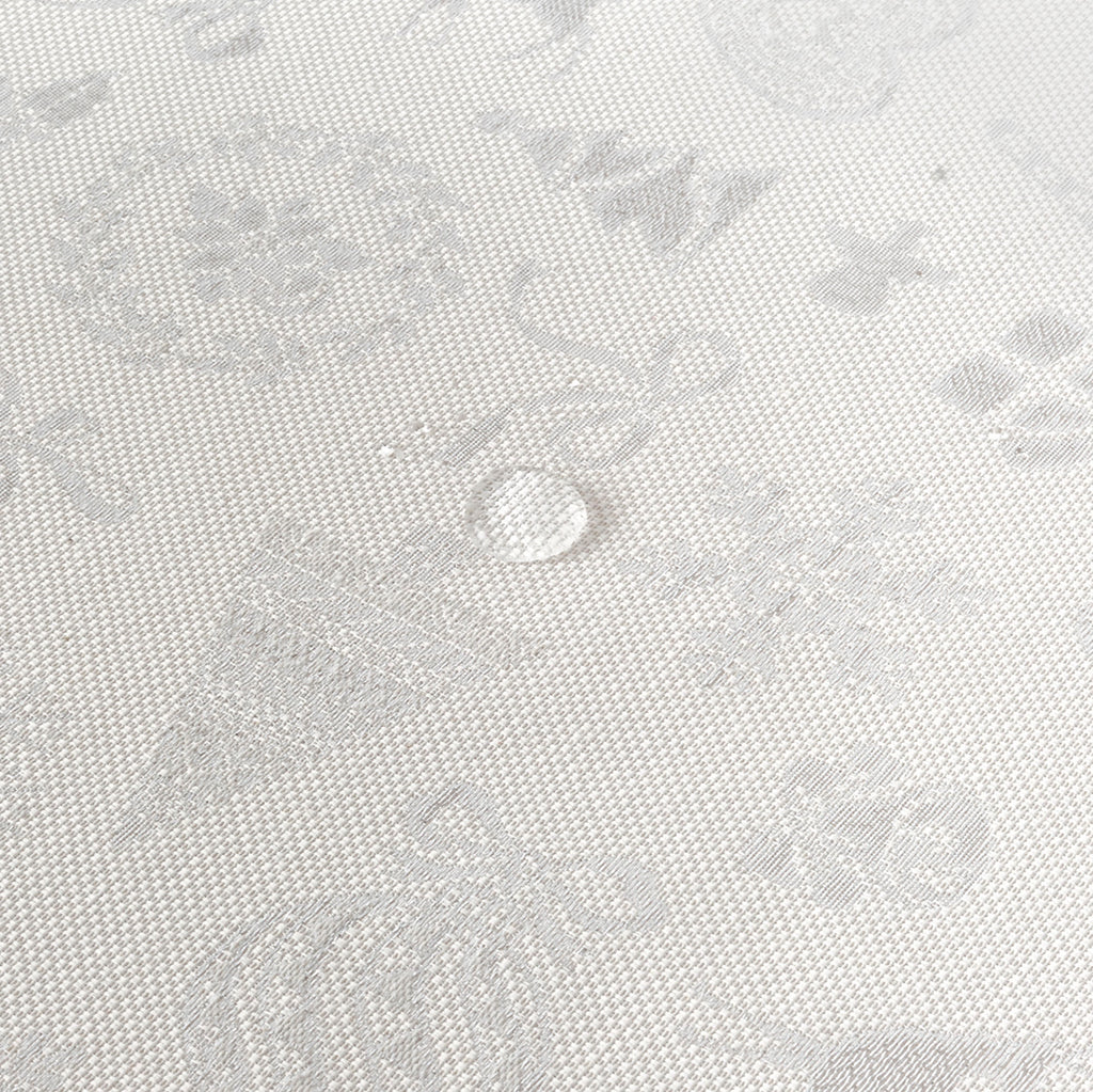 Mantel jacquard R22119 Natural Plata Lurex