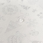 Mantel jacquard R22119 Natural Plata Lurex