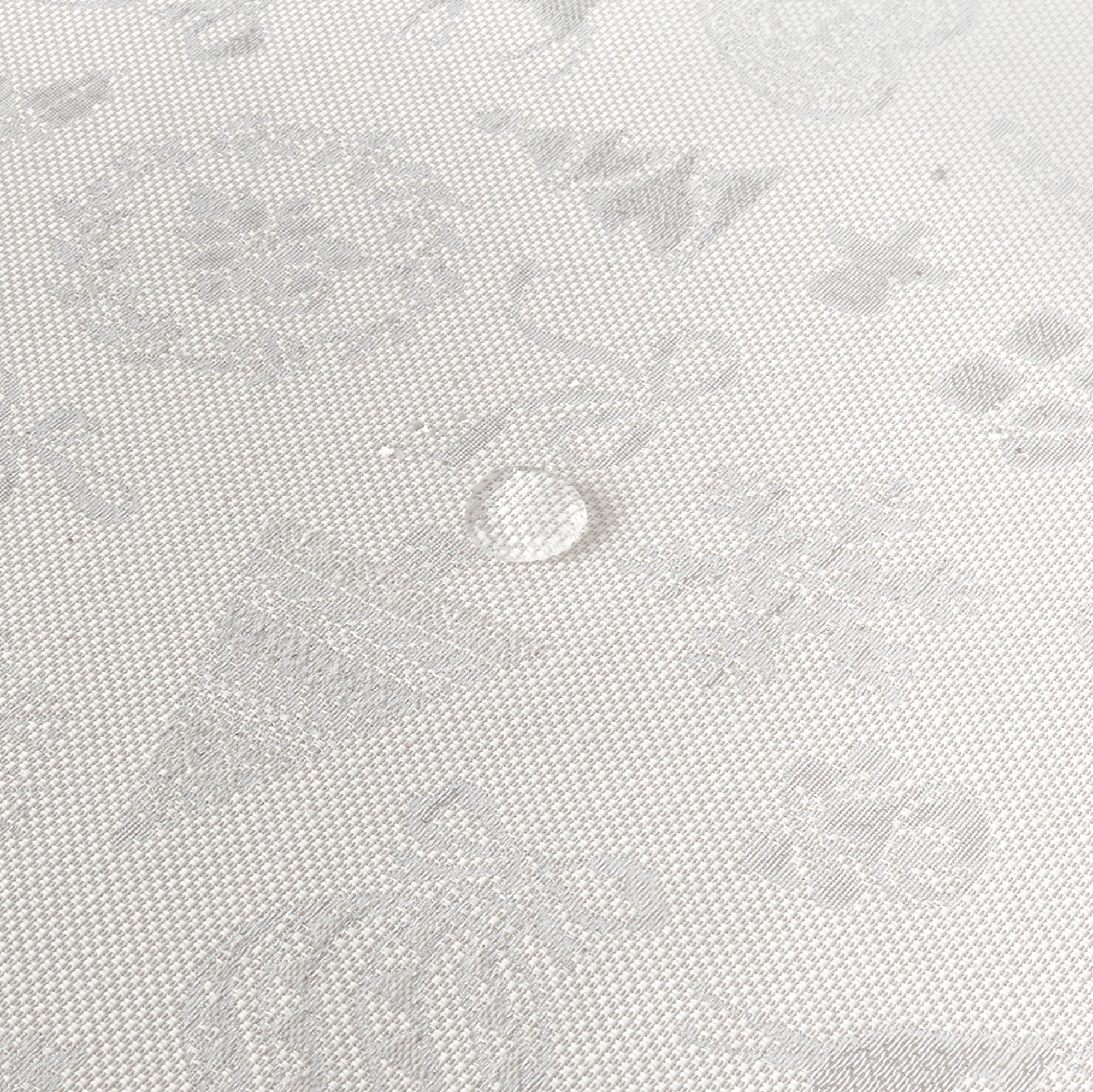 Mantel jacquard R22119 Natural Plata Lurex