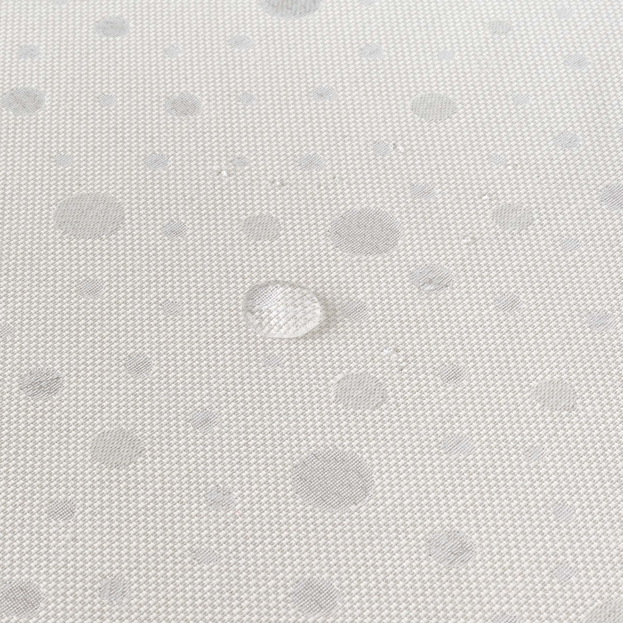Mantel jacquard R22123 Natural Plata Lurex