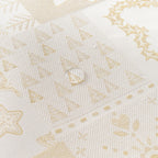 Mantel jacquard R22124 Natural Oro Lurex