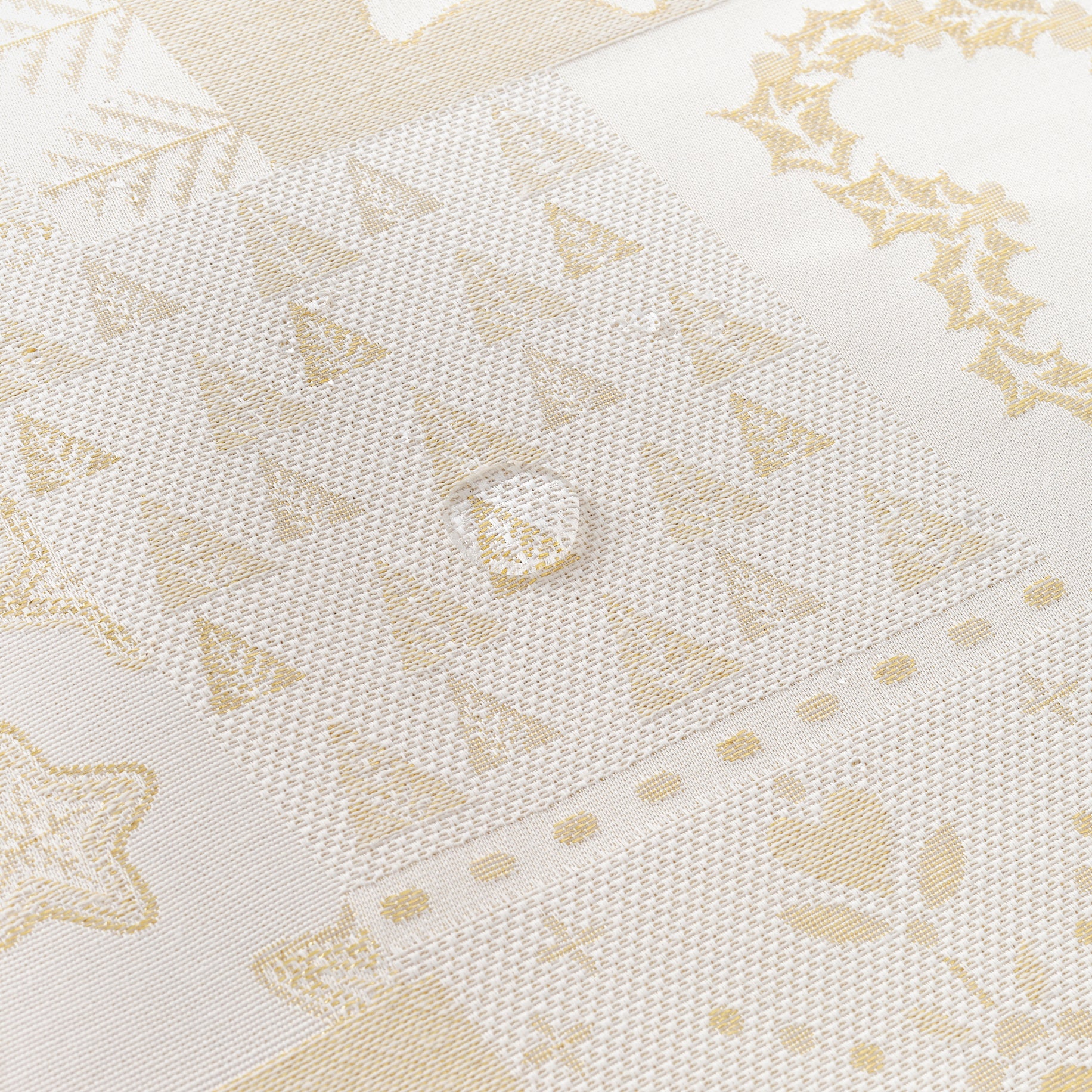 Mantel jacquard R22124 Natural Oro Lurex