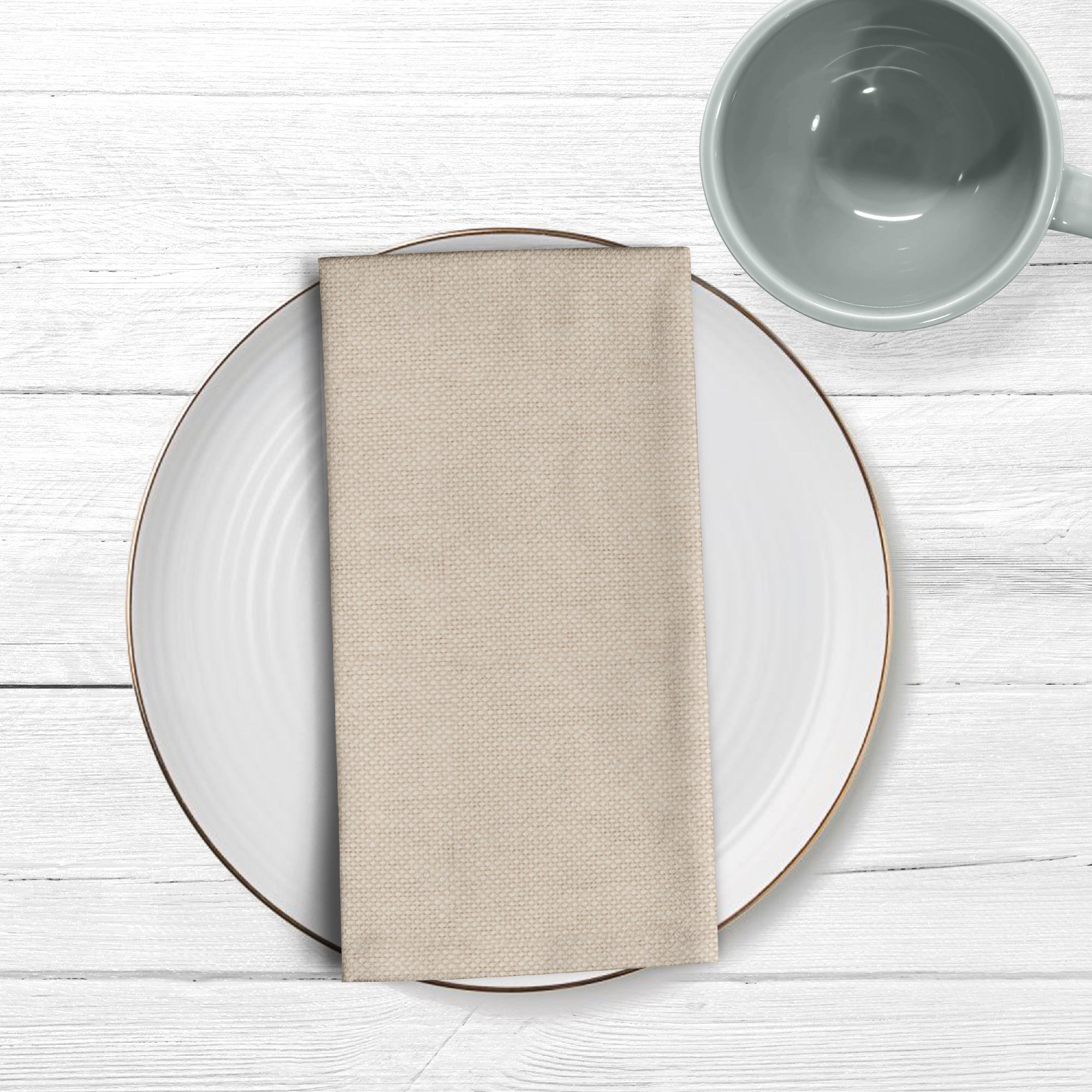 Servilletas algodón-lino pack de 2 unidades Culla Lino Liso