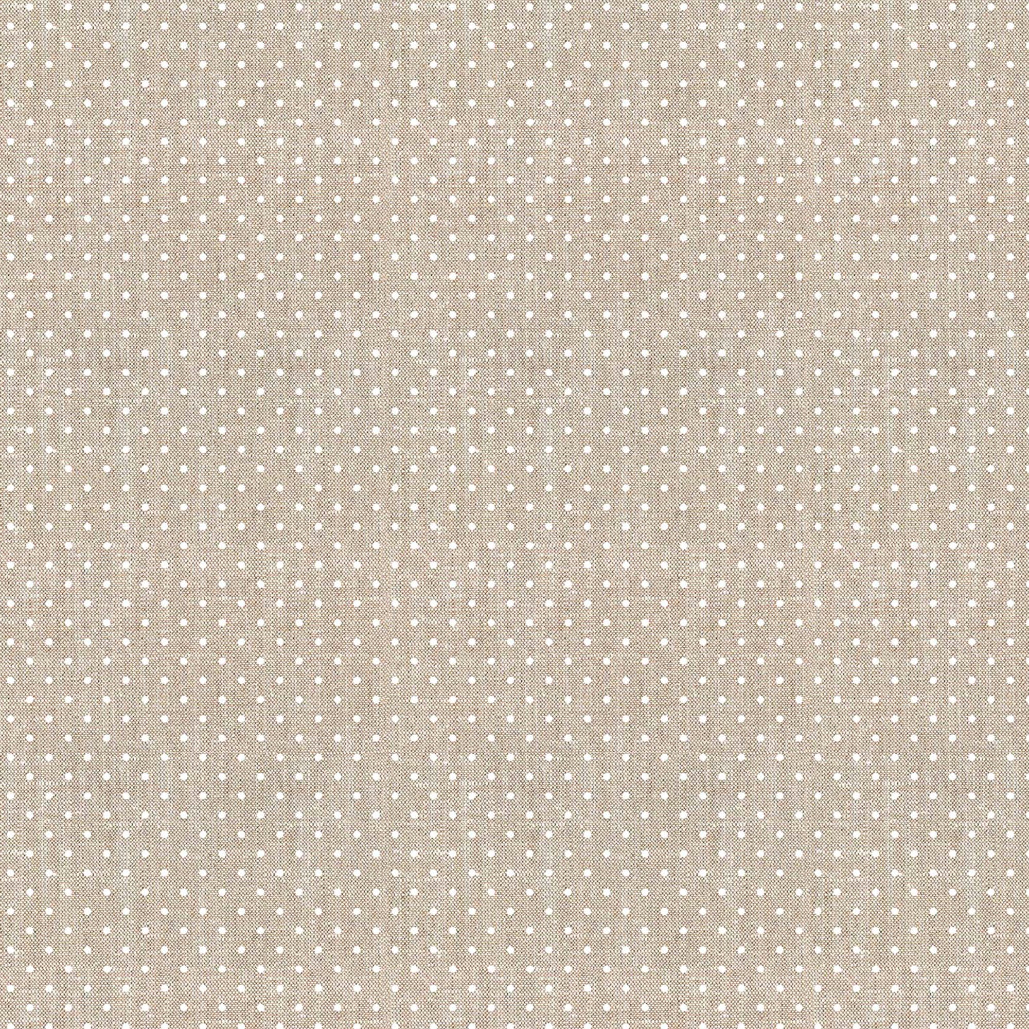 Mantel redondo antimanchas Plumeti Blanco