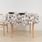 Mantel redondo antimanchas Anna Malva