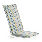 Cojín para silla de jardín Naiara Azul 48x100x5 cm