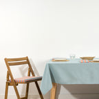 Mantel de tela jacquard Maglia Liso Agua