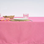 Mantel de tela jacquard Maglia Liso Fucsia