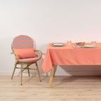 Mantel de tela jacquard Maglia Liso Naranja